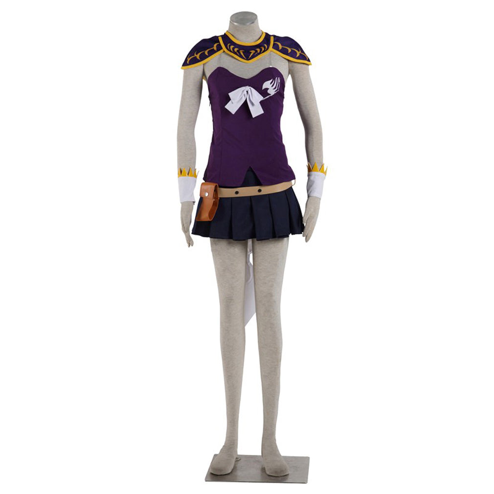 Fairy Tail Lucy Heartfilia Purple Cosplay Costume