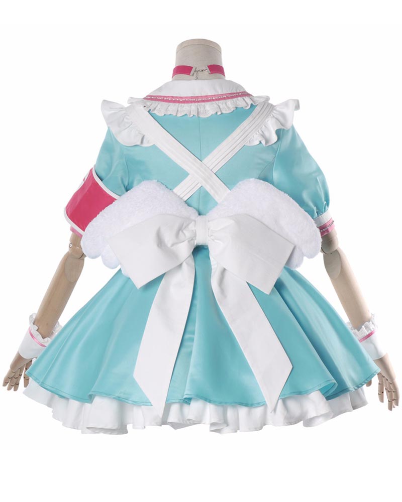 Cinderella Girls Riamu Yumemi Cosplay Costume Maid Dress
