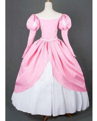 Princess Ariel Pink Dress Cosplay Costume For Adults