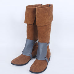 Flynn Rider Cosplay Shoes Game Men Boots Custom Made