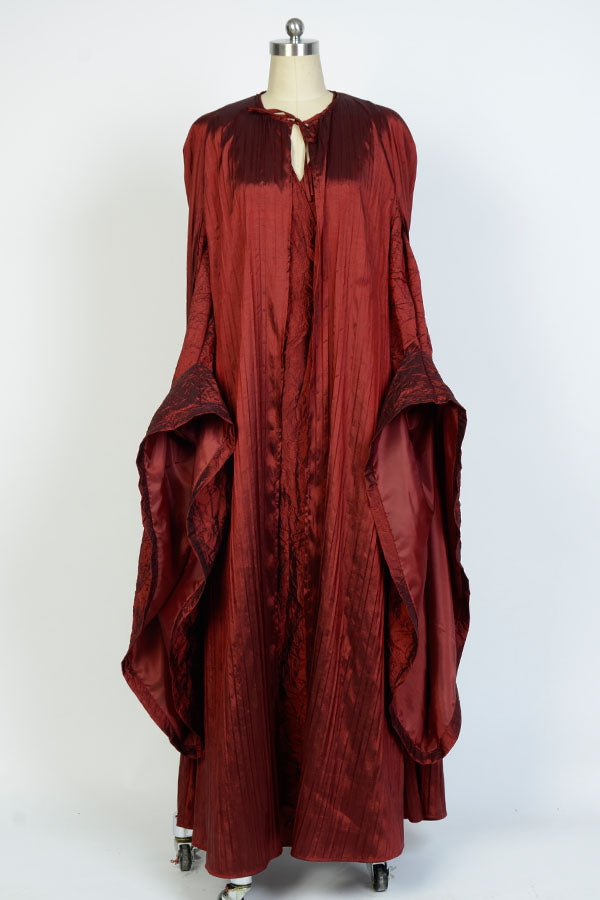 Game of Thrones Melisandre Cosplay Costume Red Dress