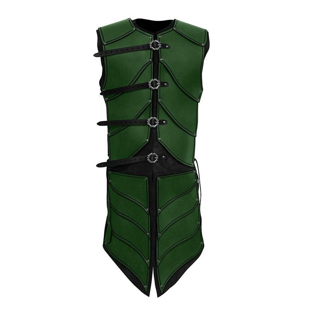 Mens Medieval Renaissance Vest Sleeveless Jacket