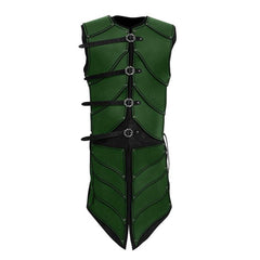 Mens Medieval Renaissance Vest Sleeveless Jacket