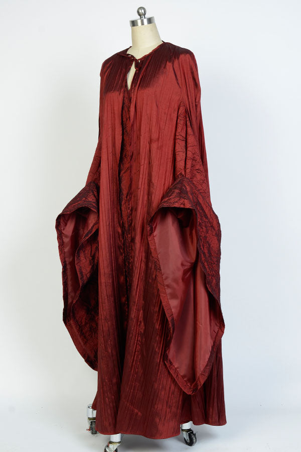 Game of Thrones Melisandre Cosplay Costume Red Dress