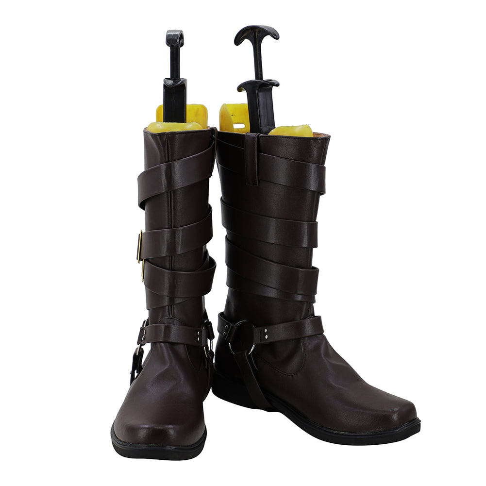 Devil May Cry 5 Dante Cosplay Shoes Brown Boots