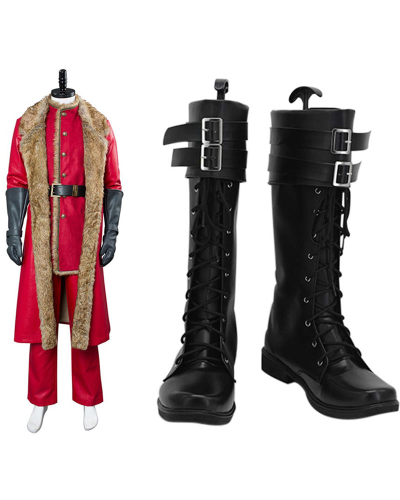 Santa Claus Cosplay Costume Outfit Suit