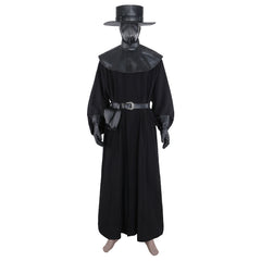 Steampunk Plague Doctor Cosplay Costume Outfit