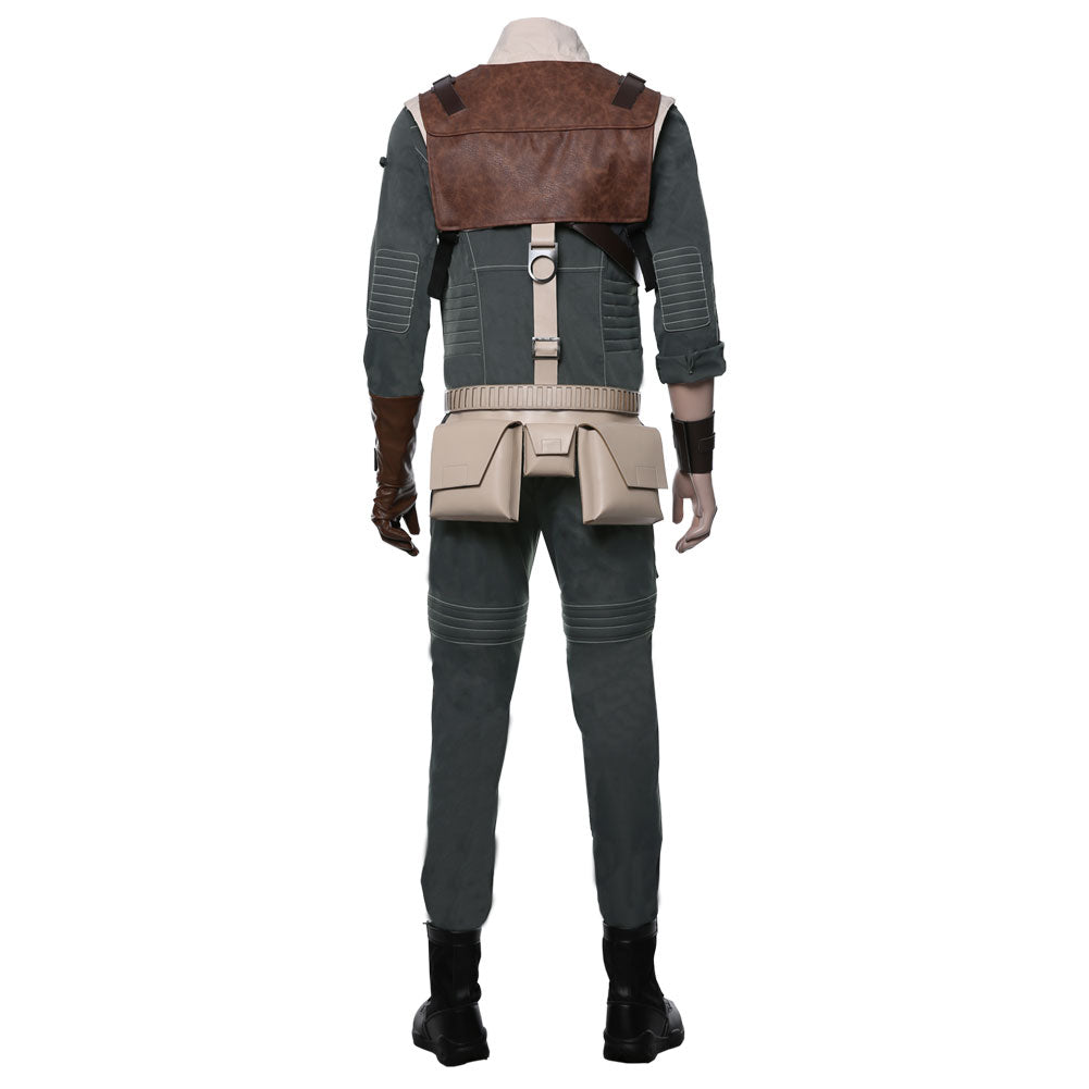 Jedi Fallen Order Cal Kestis Cosplay Costume Uniform Suit