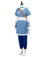 The Last Airbender Katara Cosplay Costume Kid Adult Suit