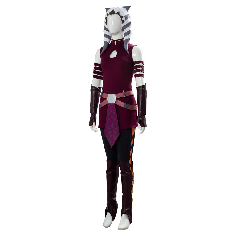 The Clone Wars Ahsoka Tano Cosplay Costume Outfit