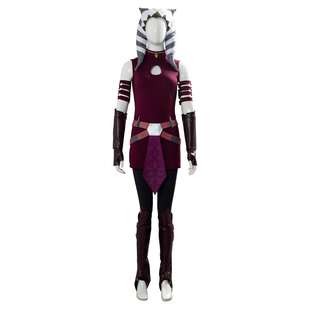 The Clone Wars Ahsoka Tano Cosplay Costume Outfit