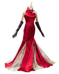 Cruella Red Dress Cruella De Vil Cosplay Costume