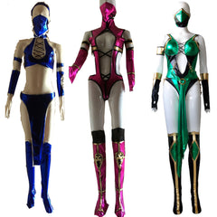 Mortal Kombat Kitana Jade Mileena Sexy Version Cosplay Costume