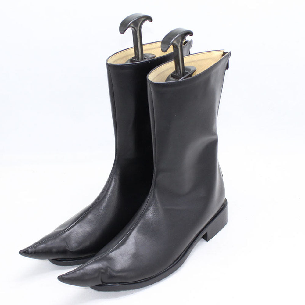 Anime Persona 5 Joker Cosplay Shoes Black Boots Custom Made