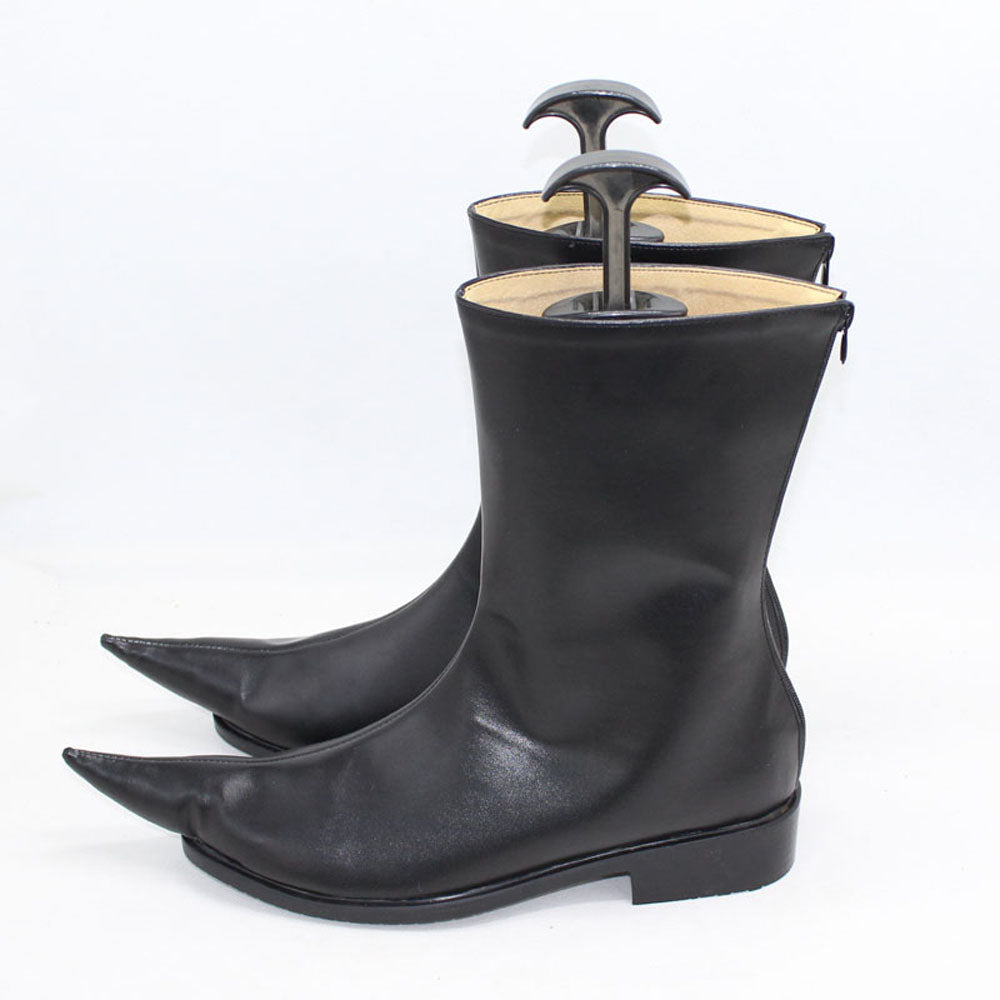 Anime Persona 5 Joker Cosplay Shoes Black Boots Custom Made