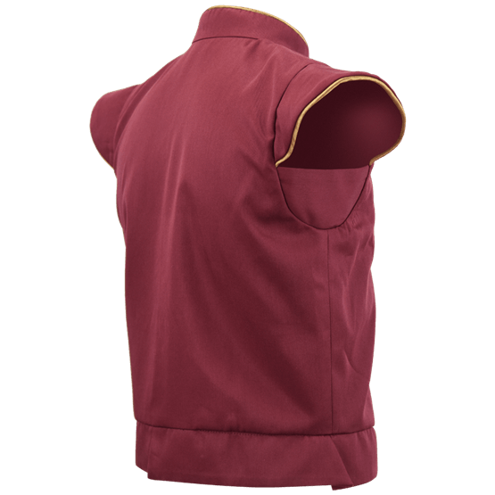 Retro Doublet Medieval Renaissance Gothic Red Vest Cosplay Costume