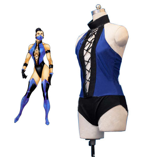 Mortal Kombat Kitana Jade Mileena Ninja Cosplay Costume