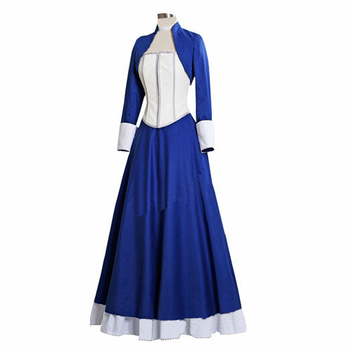 BioShock Infinite Elizabeth Blue Dress Cosplay Costume