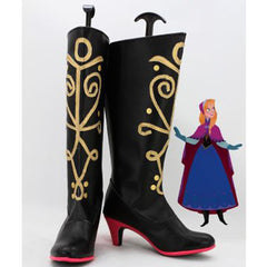 Princess Anna of Arendelle Hight Heel Cosplay Boots Women Party Shoes