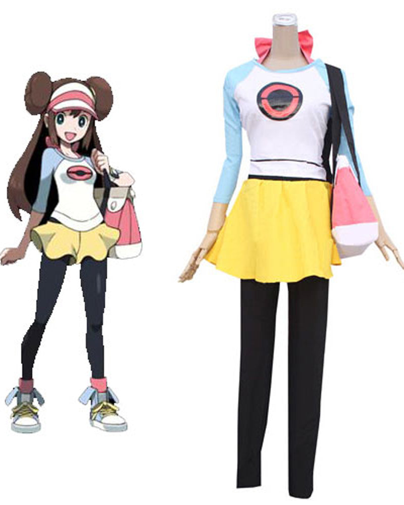 Pokemon Rosa Mei Cosplay Costume