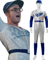 Rocketman Elton John Dodgers Cosplay Costume Baseball Uniform