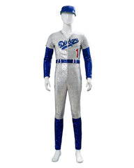 Rocketman Elton John Dodgers Cosplay Costume Baseball Uniform