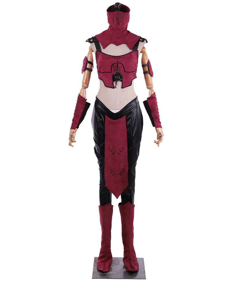Mortal Kombat Mileena Cosplay Purple Costume