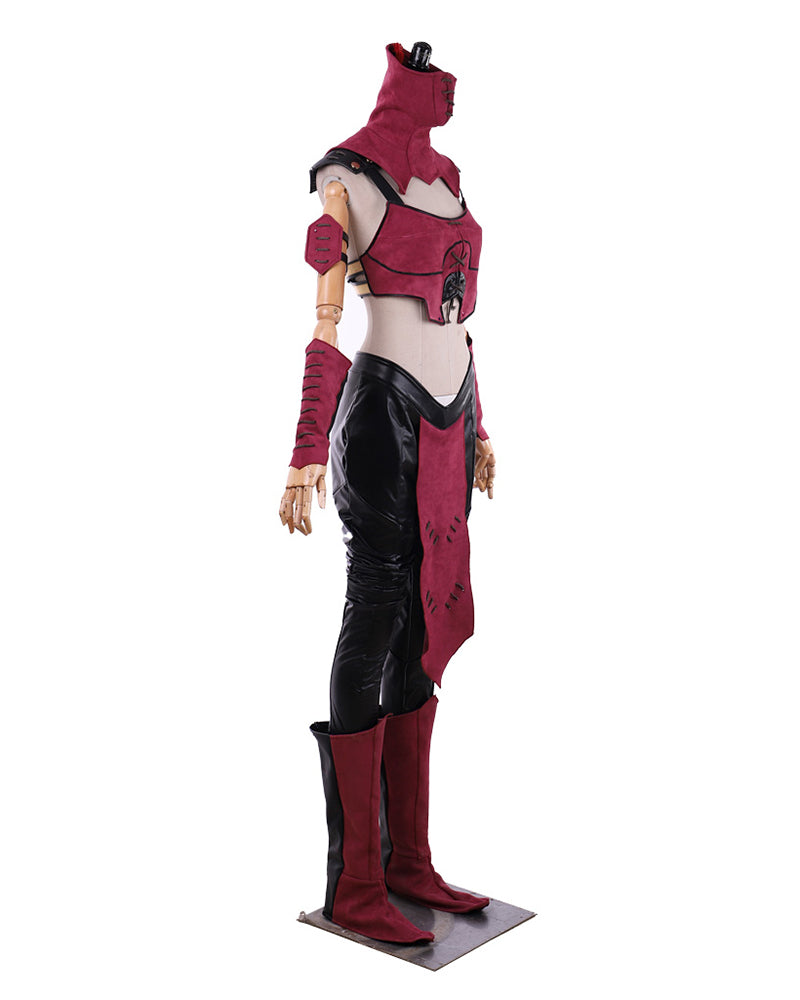 Mortal Kombat Mileena Cosplay Purple Costume
