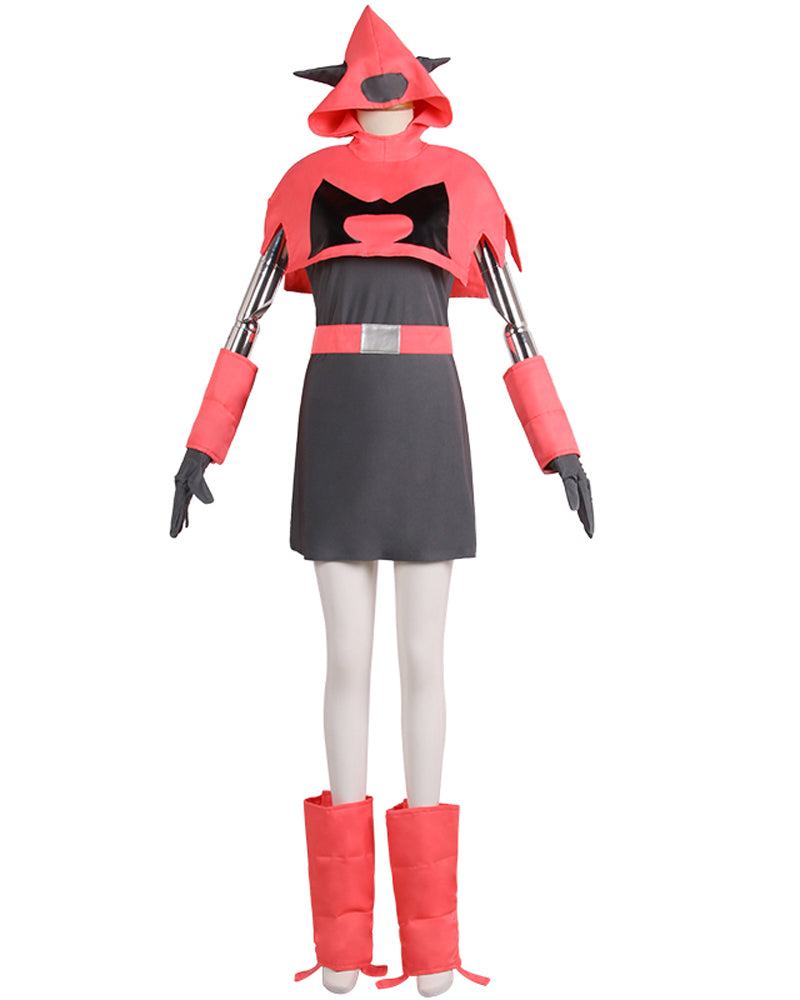 Pokemon Team Magma Women Cosplay Costume