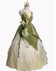 Princess Tiana Costume Cosplay Dress for Adult