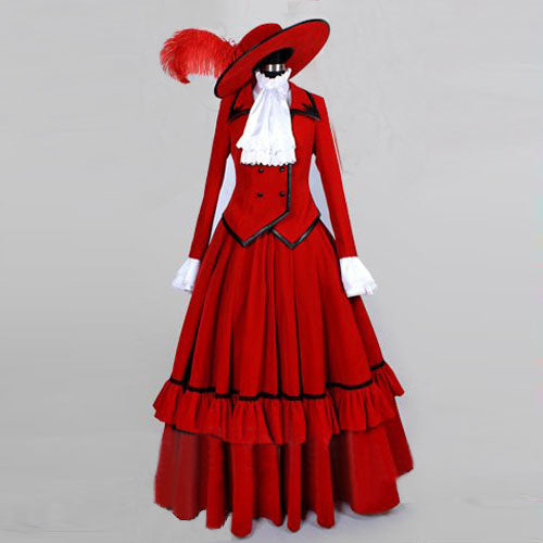Black Butler Madam Red Angelina Dalles Dress Cosplay Costume