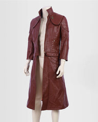 Devil May Cry 5 Dante Red Cosplay Pleather Coat Costume
