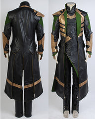 Loki Cosplay Costume Pleather Outfit