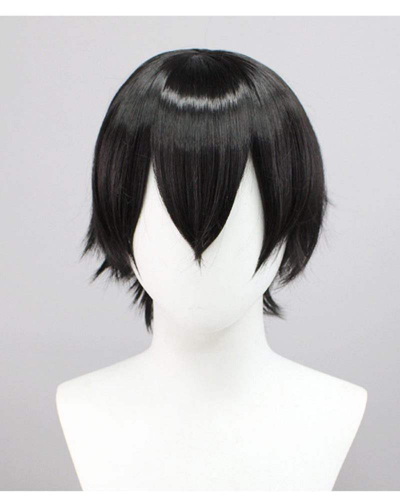 Anime The Eminence In Shadow Kagenou Cid Cosplay Costume Wig Black